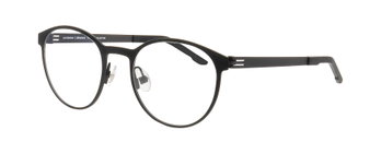 Auf diesem Bild sehen Sie die Korrektionsbrille 6031 von Prodesign Denmark in der Farbe Schwarz.
